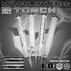 Monsta Monochrome Black Torch USA / ASA -Shaved & Rolled Bats Shop unnamed 7 25132.1669946906